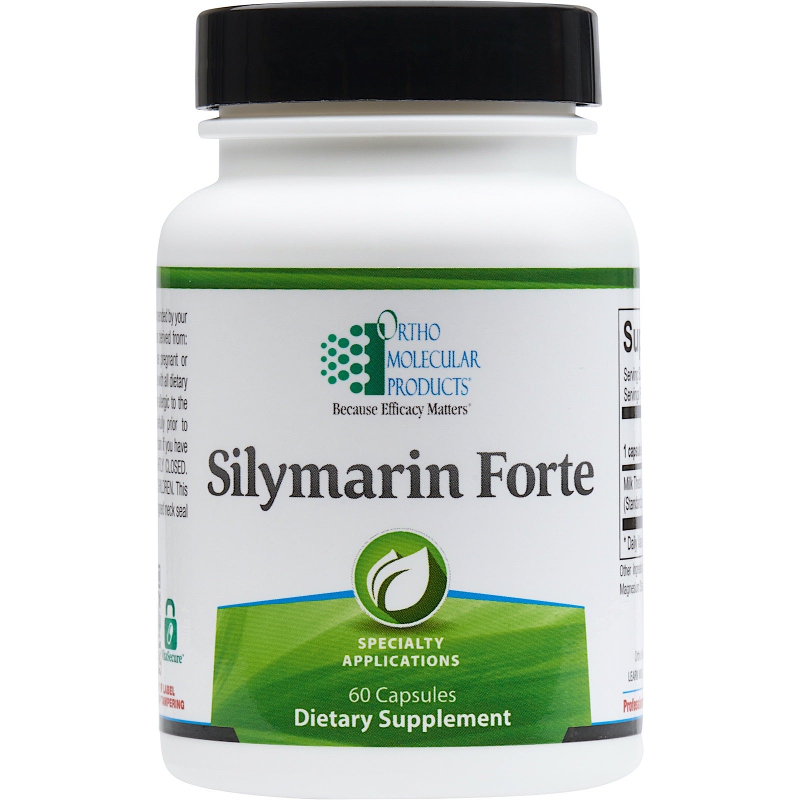 Ortho Molecular, Silymarin Forte, 60 Capsules UPC 615033008062 | Hilife Vitamins